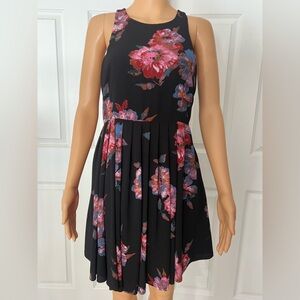 Free People Black Floral Mini Dress